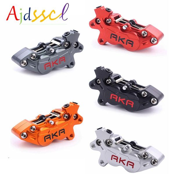 

motorcycle brakes universal 40mm hydraulic brake calipers modified 4 pistons hf6 pump for motorbike electric-motorcycle scooter