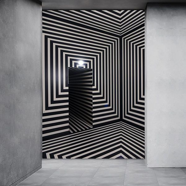 

tapestries modern abstract black and white office wall decoration tapestry line hanging home decor for livingroom