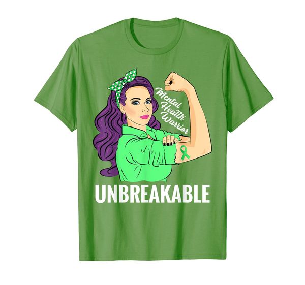

Mental Health Illness Awareness T-Shirt Warrior Unbreakable, Mainly pictures
