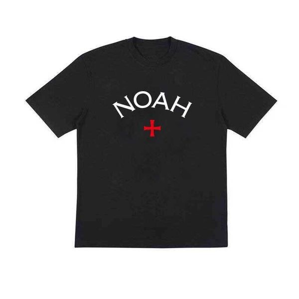 

summer new noah cross t-shirt edison chen yu wenle same casual male and female student couple short sleeve fashion, White;black