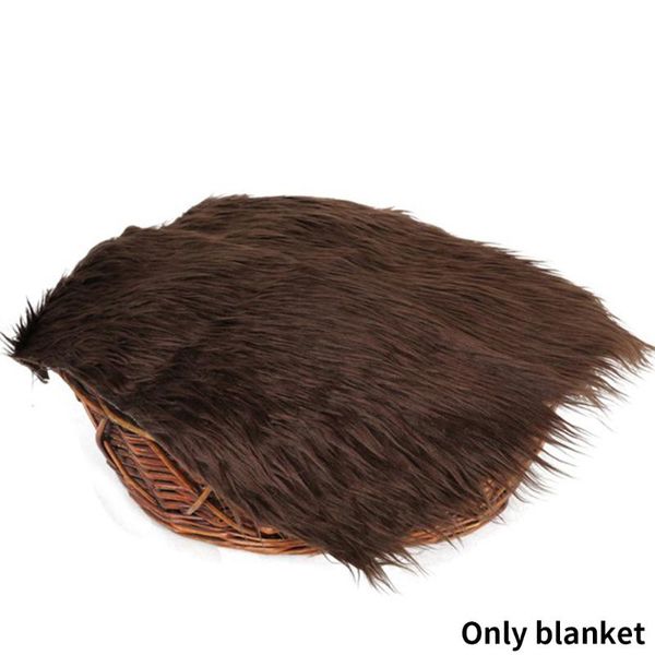 

soft background baby blanket pography props outdoor born warm comfortable reusable wraps solid artificial fur mat blankets & swaddling