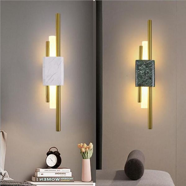 

wall lamp simple living room background modern luxury creative led mirror light stair corridor bedroom bedside