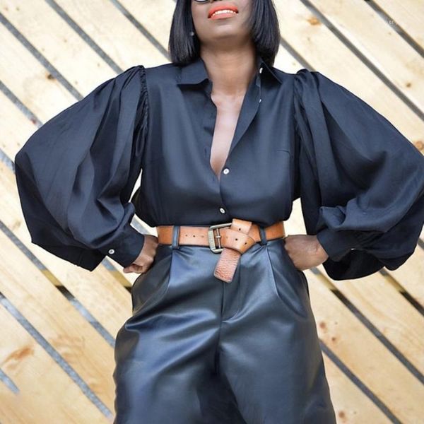 

women's blouses & shirts plus size backless white shirt for women summer fashion 2021 cut out office lady long sleeve party club bl