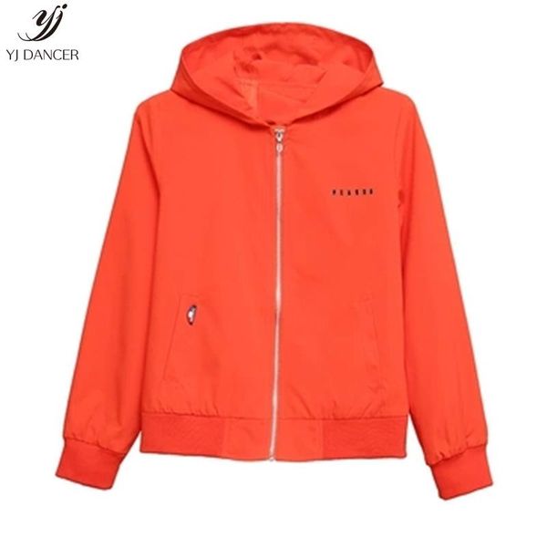 

women's jackets short coat female spring and autumn 2021 fashion loose large size was thin thick bf hooded jacket h0102, Black;brown