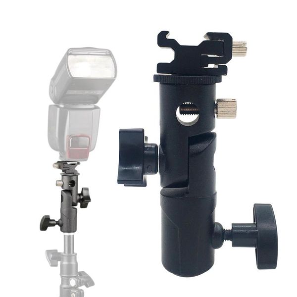 

selfie monopods swivel flash shoe umbrella holder mount adapter for studio light type e stand bracket po accessories