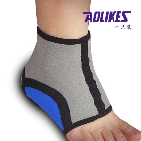 

ankle support aolikes stretch breathable brace wrap sprain sports protection running football guard safety, Blue;black