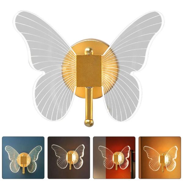 

wall lamp 1pc adornment decorative light bedroom ornament (white)