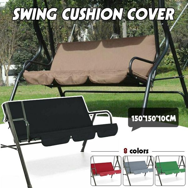 

camp furniture 3-seater outdoor swing chair canopies seat cushion waterproof replacement for patio garden yard cloth