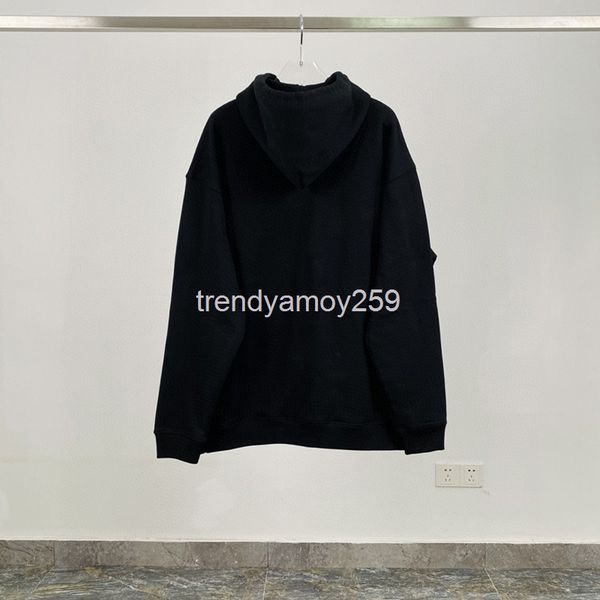 

women's hoodies & sweatshirts paris 21 chest r printed hoodie sweater men's and women's same pullover b home, Black