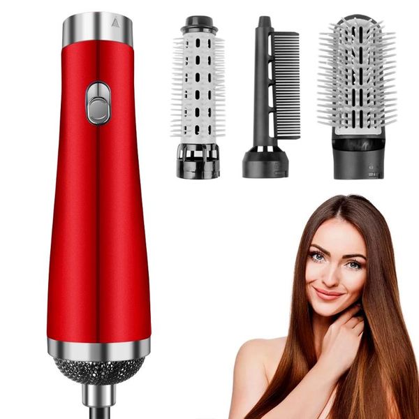 

electric hair brushes air brush ionic 3 in 1 dryer volumizer blow straightener comb curler beauty tool