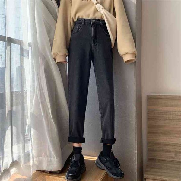 

high waist for women black women jeans denim pants harem cotton boyfriend large size ladies jeans, Blue