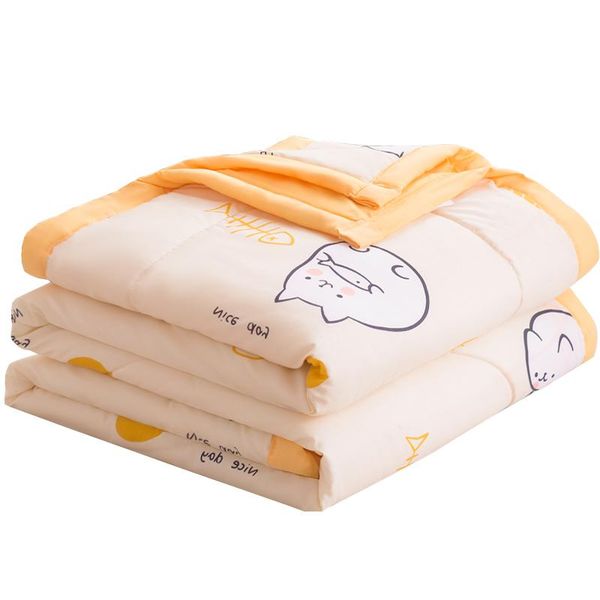 

comforters & sets washed cotton airable cover summer blanket double thin quilt children single spring autumn machine