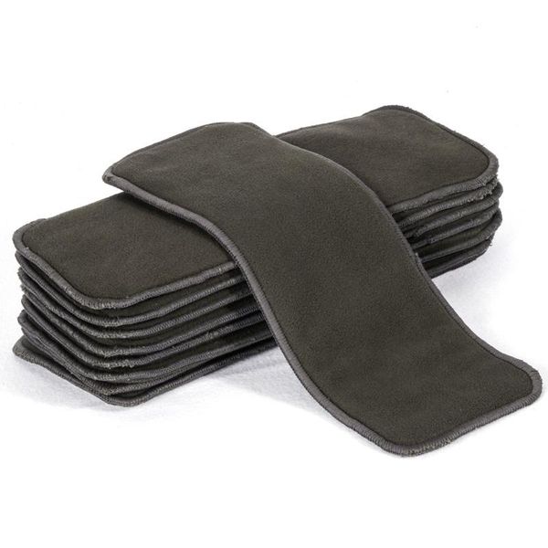 

cloth diapers 1 pcs reusable bamboo charcoal elastic insert baby boosters liners for diaper cover nappies wholesale