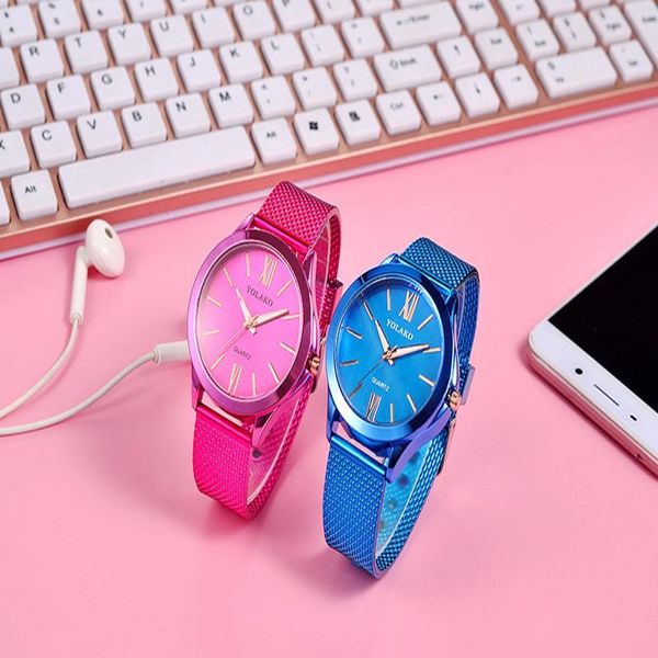 

wristwatches fashion 2021 womens watches casual stainless steel band women ladies watch quartz wrist valentine gift crystal, Slivery;brown