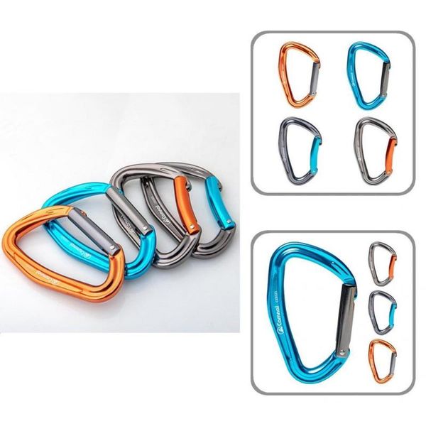

cords, slings and webbing useful d-shaped carabiners anti-oxidation high hardness climbing equipment twist lock carabiner locking clips