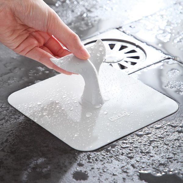 

other bath & toilet supplies whale tail floor drain deodorizer sewer sealing cover insect-proof silicone anti-return odor and anti-odor