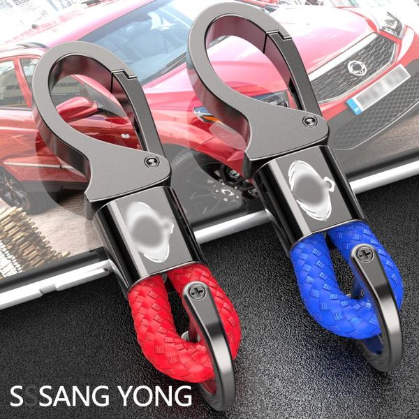 

keychains gejoys ring for ssang yong car accessories keychain keys key, Silver