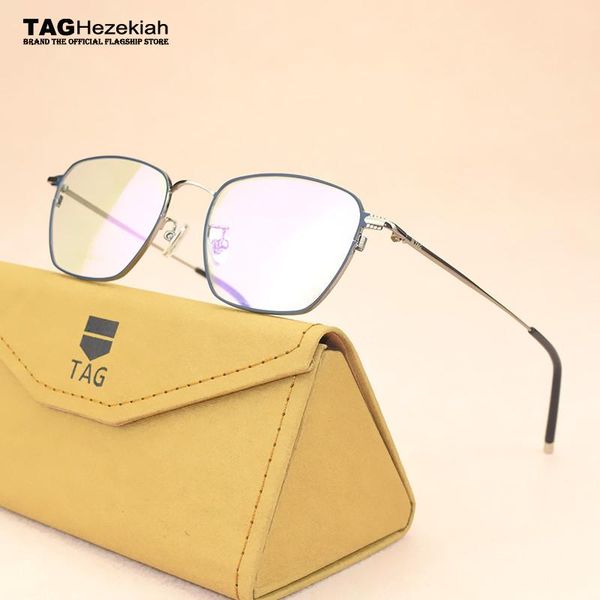 

anti-blue light glasses frame women tag brand fashion retro myopia eye frames for men student computer sunglasses, Black
