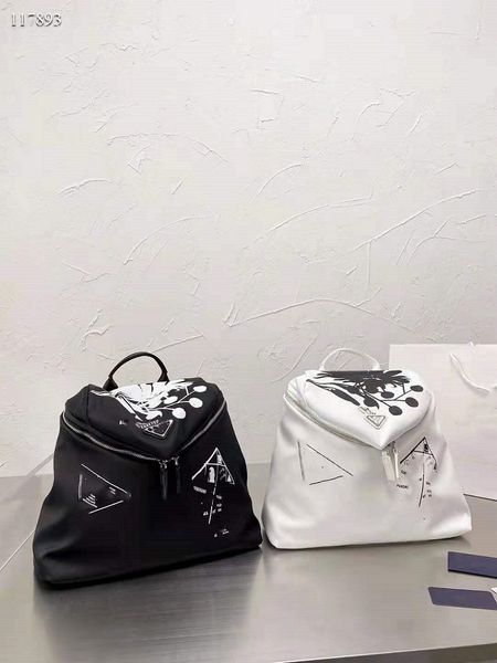 

2021 spring and summer new backpack outdoor travel bag high-end quality classic fashion ink painting pattern temperament ladies shoulder bag