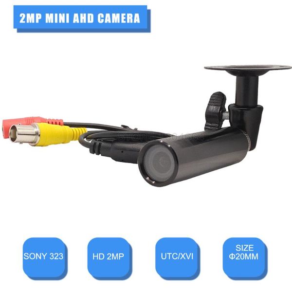 

mini camera small black metal street surveillance cctv sony imx323 sensor ahd video 1080p ip cameras