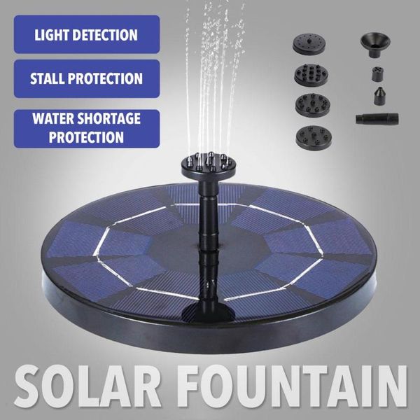 

4.5v/3.0wsolar fountain floating pool water for pond pump bird bath outdoors solar power watering garden decoration decorations