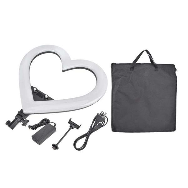

flash heads 19 in 3200-5600k rgb colorful heart pography led stepless dimming fill light