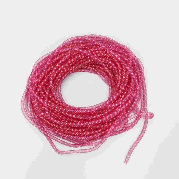 

yarn elastic mesh tube polyester braid creative net cord diy jewelry making supplies for kids dark red, Black;white