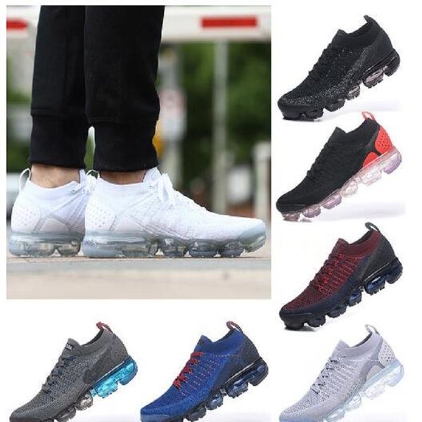 

running shoes tn plus 2.0 moc knit triple black white gym blue spirit olympic oreo zapatos des chaussures mens sneakers size 36-40