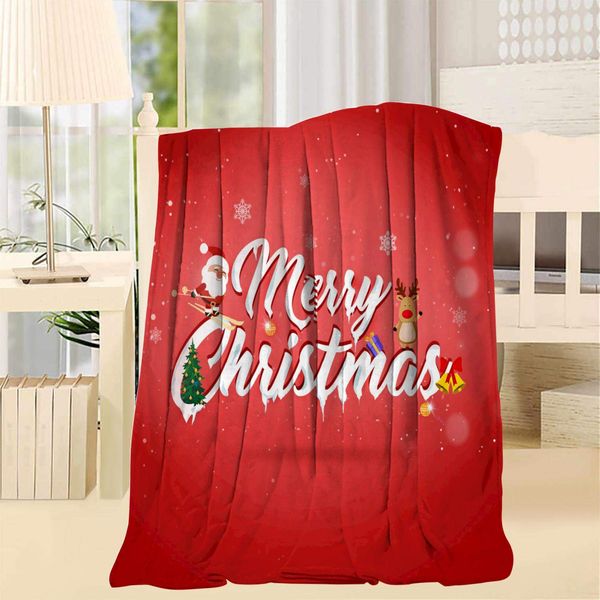 

the christmas blanket warm breathable skin-friendly and warm blankets unisex