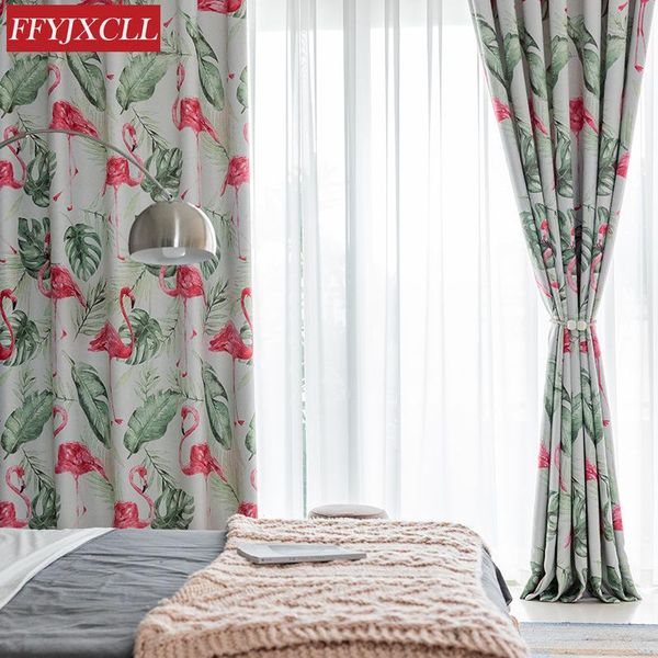 

curtain & drapes modern curtains for living dining room bedroom ins wind double-sided printed fabric product customization