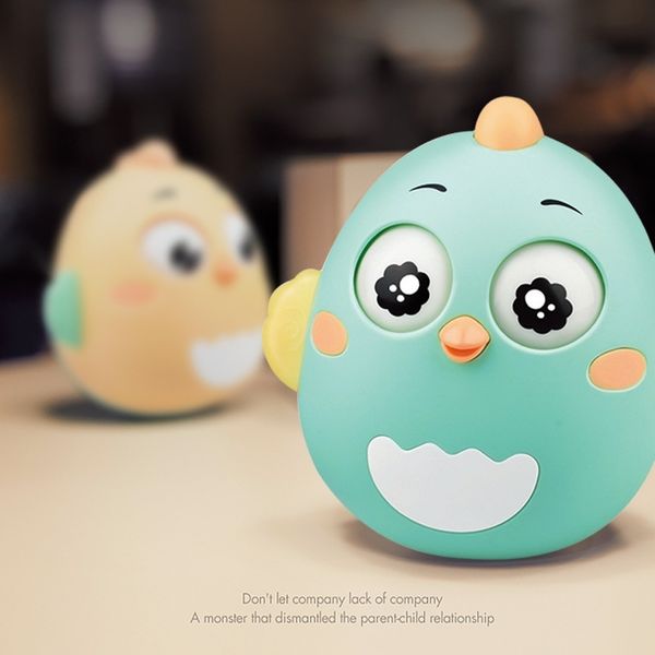 

baby cartoon chicken tumbler music ring gum molar puzzle children's gift toys