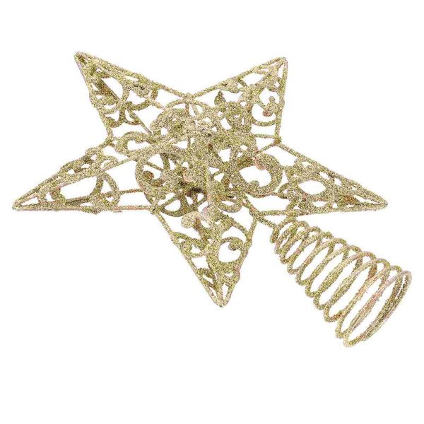 

christmas decorations 1pc iron xmas decor star-shaped treeornament family gift