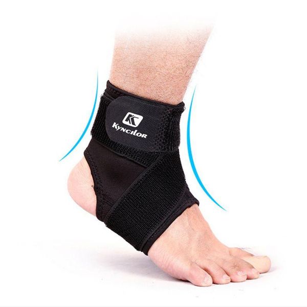 

ankle support 1pc brace protector adjustable compression sprain feet outdoor wrap bandage protection for running fitness est, Blue;black