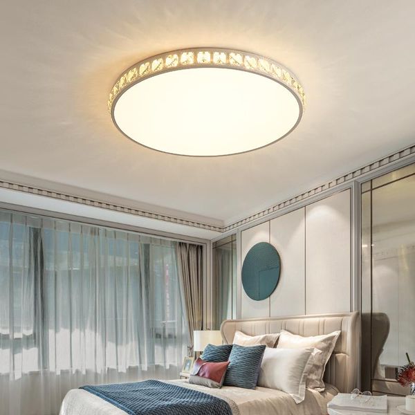 

ceiling lights modern light bedroom crystal lighting living led lamp glass shade kitchen cristal fixtures dining