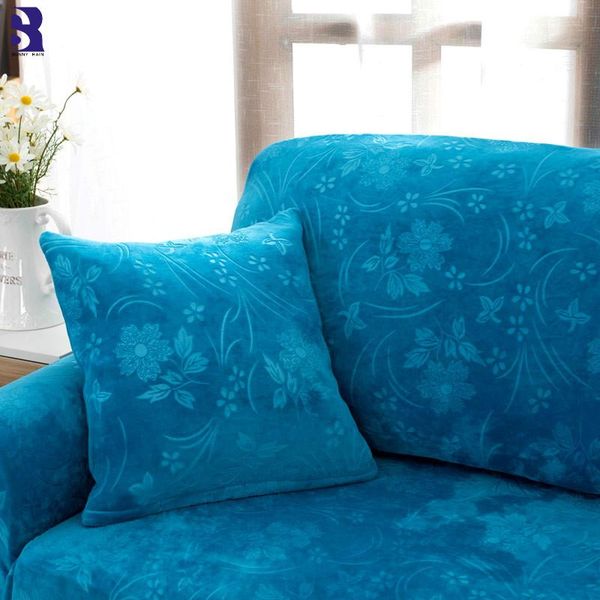 

sunnyrain 2/4/6-piece velvet cushion cover solid color decorative throw pillow for sofa 45x45cm not come with cushion/decorative