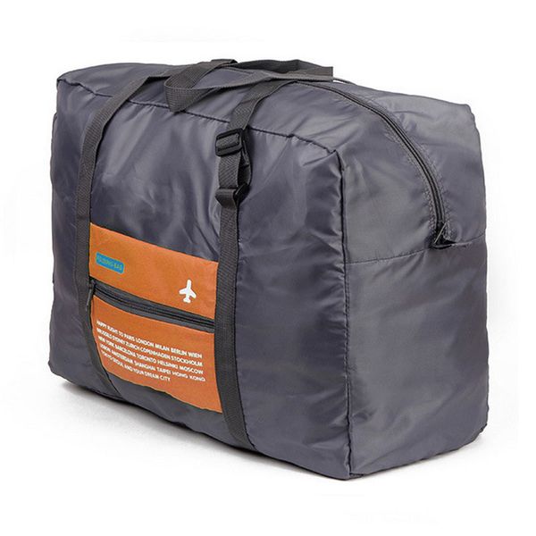

korean large capacity suitcase portable bag foldable multifunctional nylon storage handbags grand sac travel pouch bag