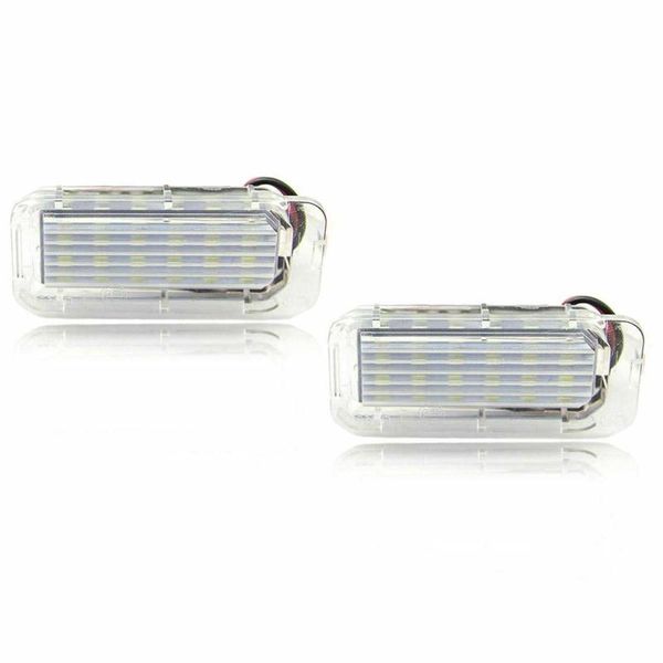 

emergency lights 2pcs oem-replace 18-smd led license plate for explorer escape fusion mkc car
