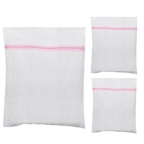 

3pcs set clothes wash mesh net bag pouch basket for washing machine laundry bra aid lingerie md7 bags