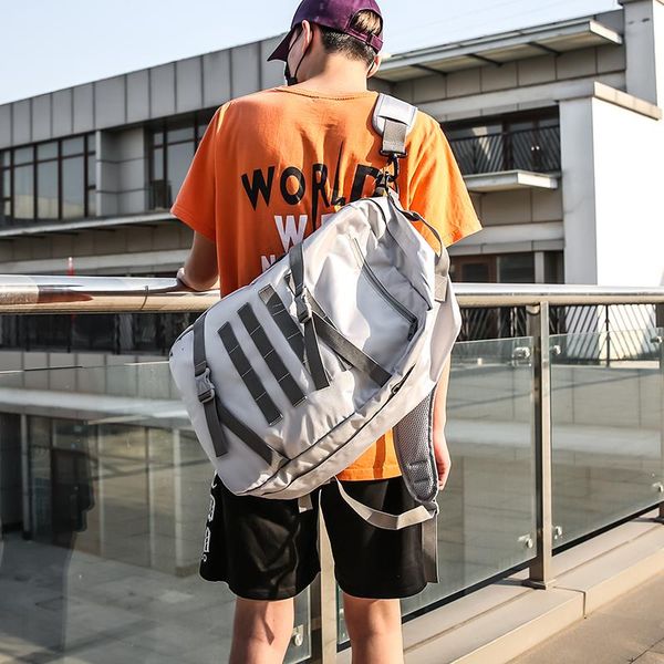 

backpack student men travel fashion trend sports bag campus bf wind school multifunctional