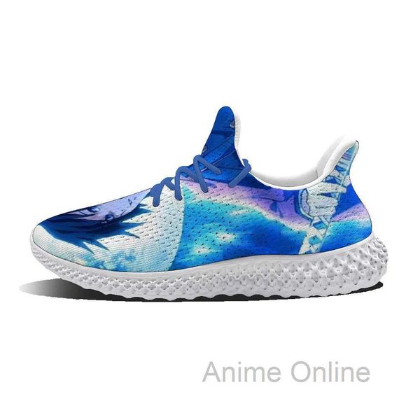 

spring tomioka giyuu fresh pattern casual flat running shoes