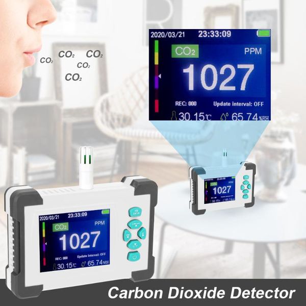 

smart home control carbon dioxide co2 detector infrared sensor detecting tool tester analyzer for air quality
