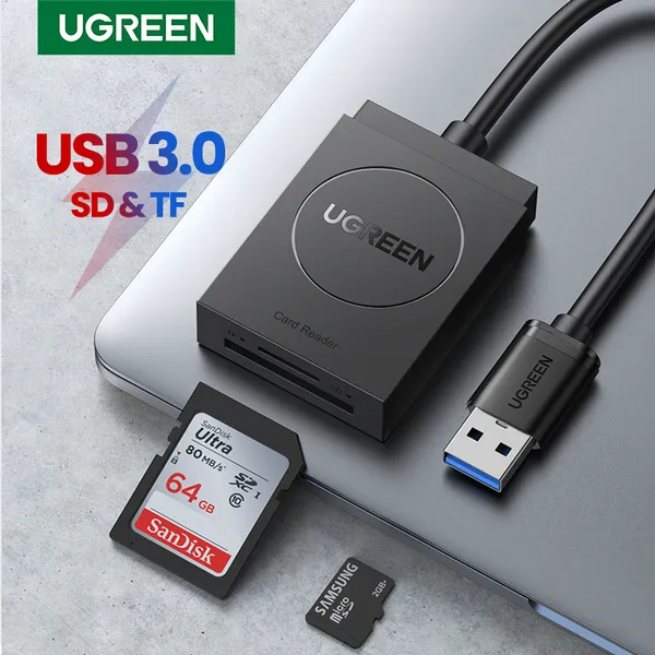 Leitor de cartão USB3.0 para SD Micro SD Adaptador de cartão TF para laptop PC USB para Multi Cartão Adaptador CardReader Smart Reader