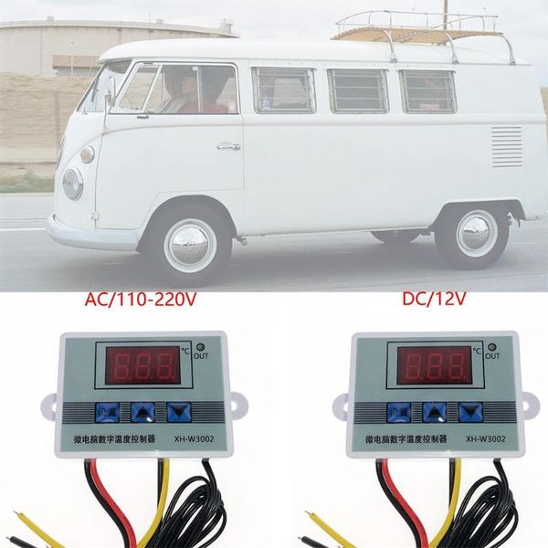 

parts universal rv digtal temperature controller with clear display screen 12v 24v 110v 220v digital led