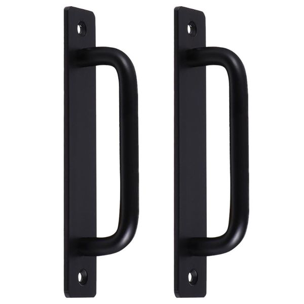 

handles & pulls 2pcs barn drawer door furniture aluminum alloy