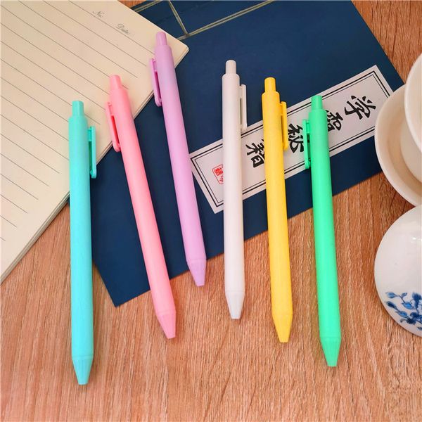 

creative makaron cute student black water pen busins office stationery signature