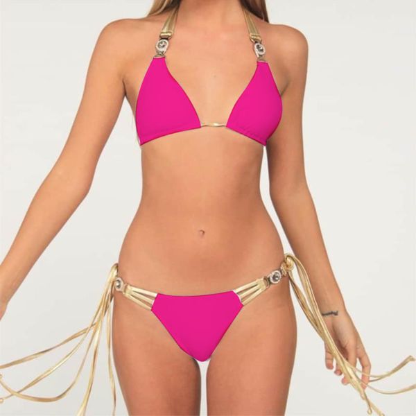 

solid bikinis 2021 summer swimsuit women low-waist bikini sets push up swimwear tankini swimsuits bathing suits, White;black