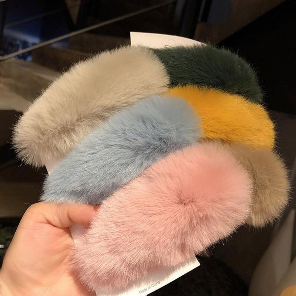 

hair accessories 1piece plush hairpins girls water drop barrette makeup candy color clip women barrettes