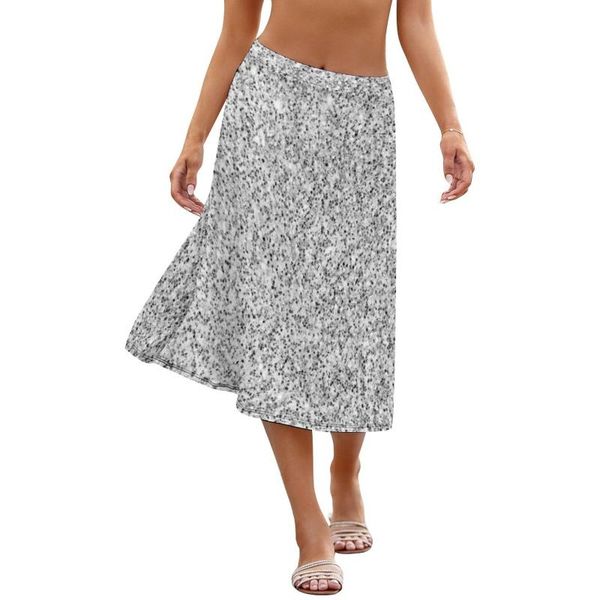 

skirts sparkle skirt patterns spring sale woman polyester classic midi, Black