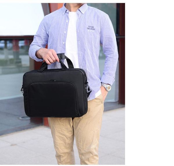 

briefcases bag 15.6 inches portable work business office lapmen waterproof computer case notebook