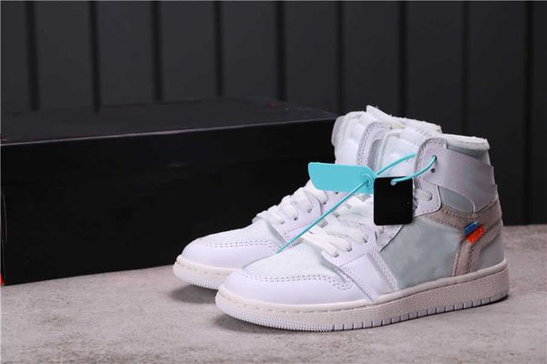 

jumpman high cut basketball shoes off union 1 white women men fashion trainers luxurys designer sneakers full size 36-46